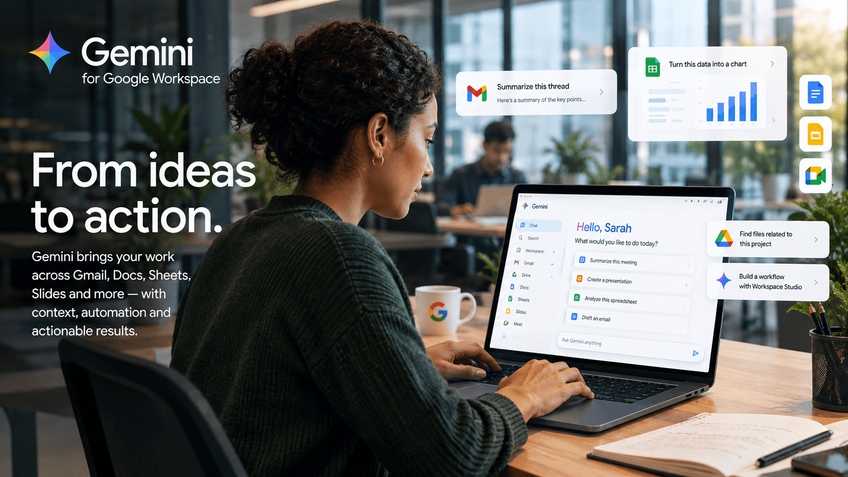 Gemini for Google Workspace Moves From Copilot to Action