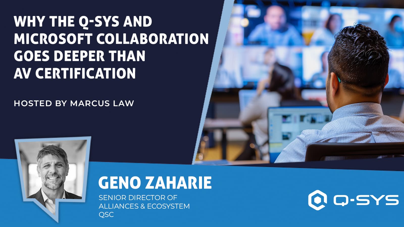 Why Q-SYS and Microsoft Go Deeper Than AV Certification