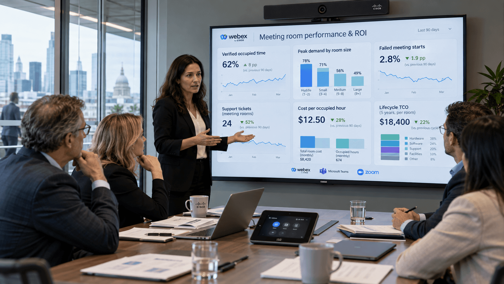 The 53% Utilization Trap: Redefining Meeting Room ROI