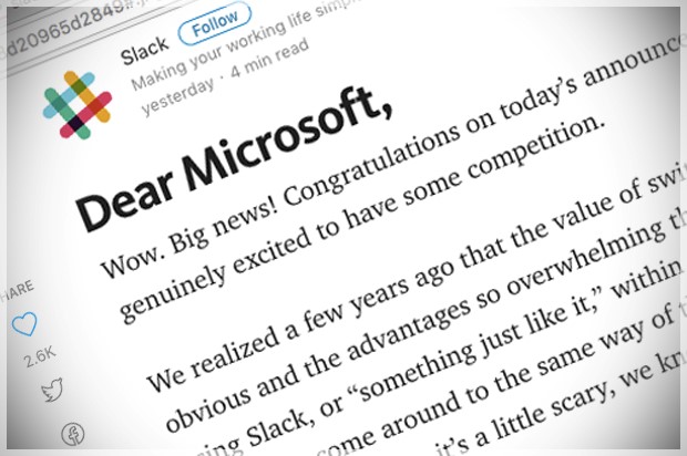 Slack Open Letter
