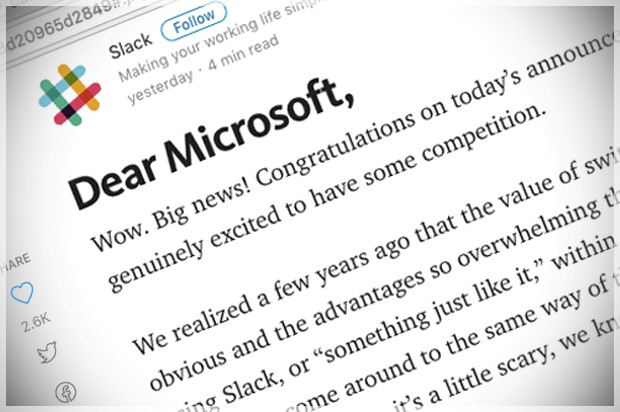 Slack Open Letter