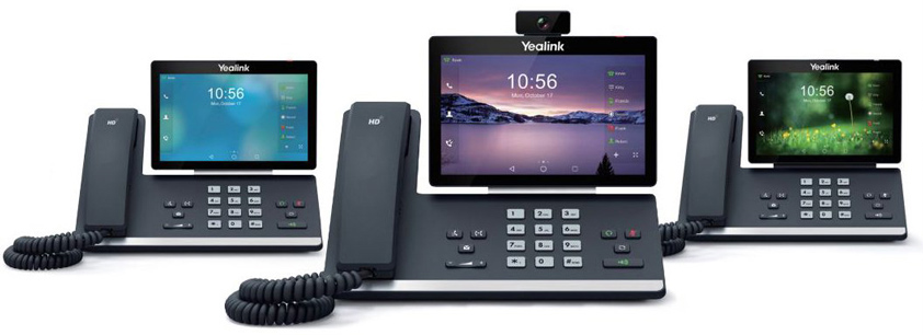 Yealink T58A, T58V & T56A