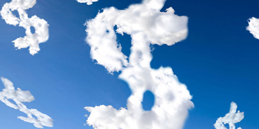 money in the clouds