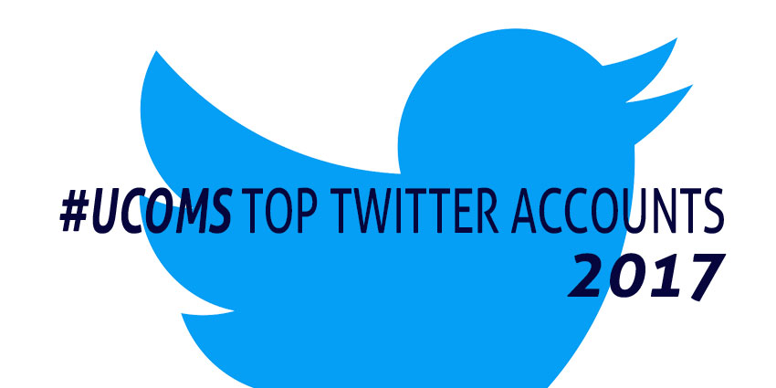 ucoms top twitter accounts 2017