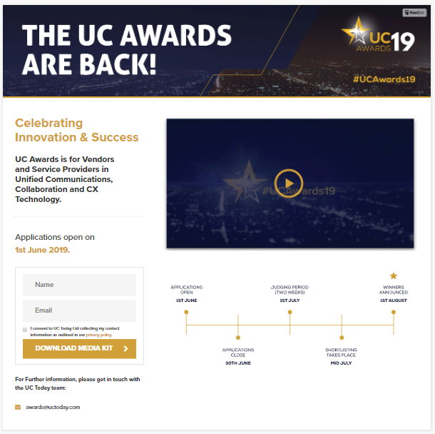 Introducing the UC Awards 2019 UC Today