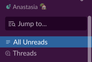 Slack Unreads