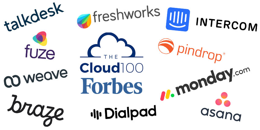 Forbes Cloud 100 UC Vendors