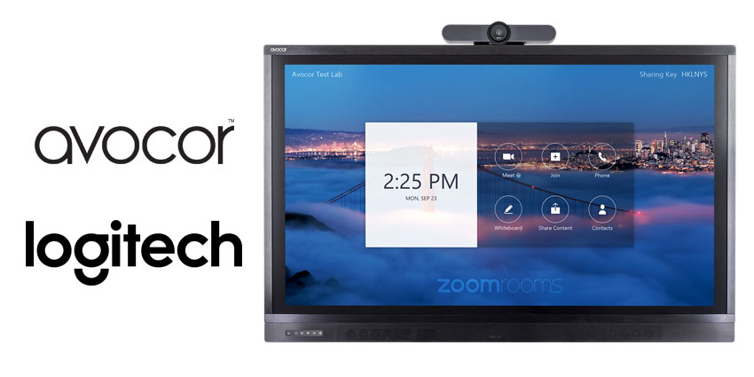 Avocor Logitech Zoom Rooms