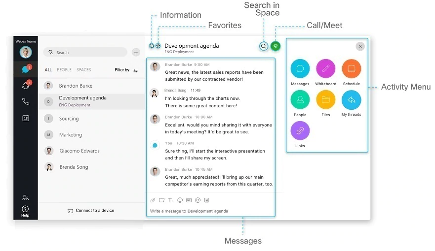 Webex Teams - New In-Space Design