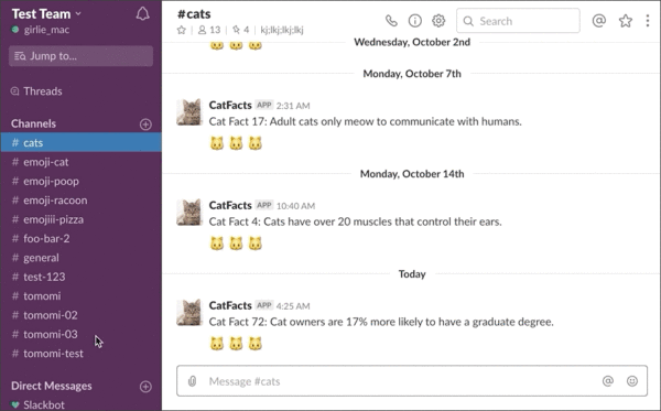 App Home Demo Slack UC Today