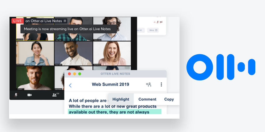 Otter Introduces Virtual Event Collaboration Service