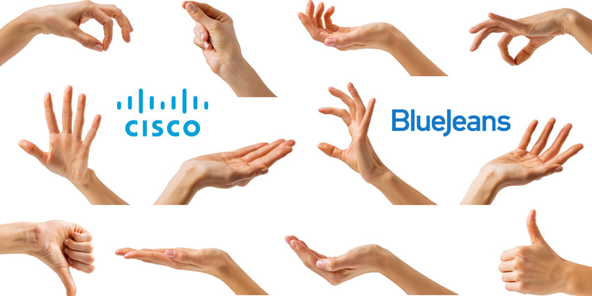BlueJeans and Cisco Release New Gesture Features