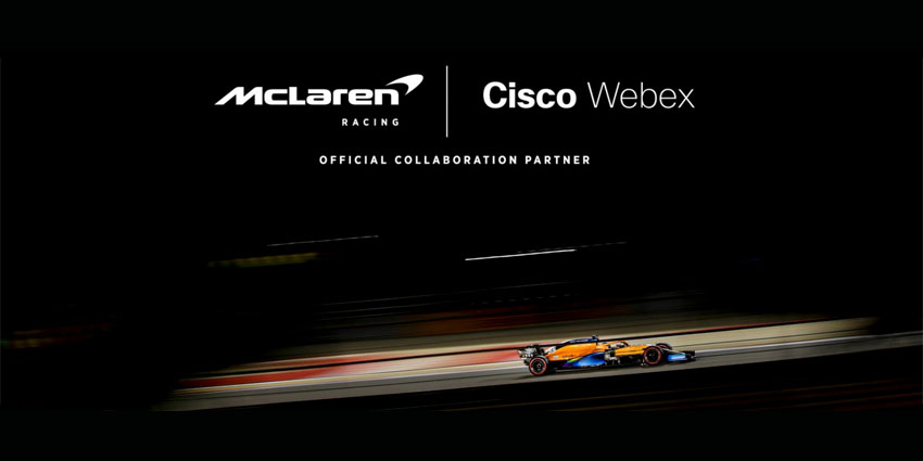 McLaren Formula 1 Partners with Cisco Webex