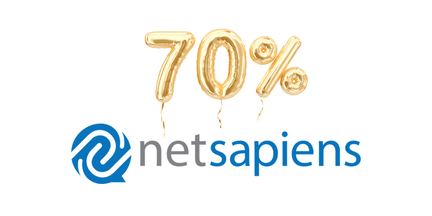 netsapien 70% growth