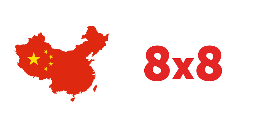 8x8 makes industry-first in China