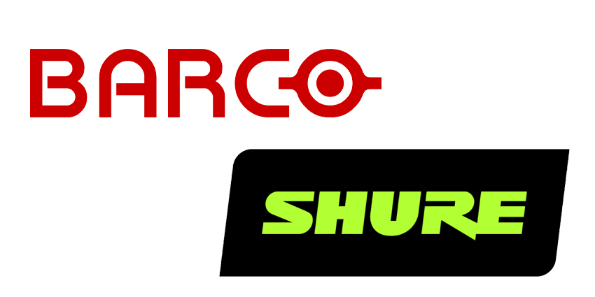 Shure and Barco partner