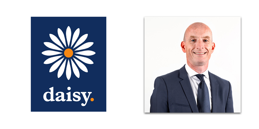 Daisy Group logo beside headshot of Neil Thompson