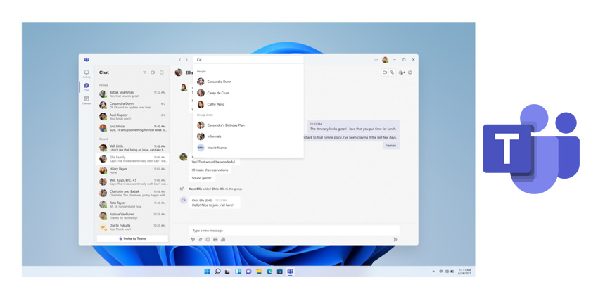 Microsoft reveals Teams integration to Windows 11