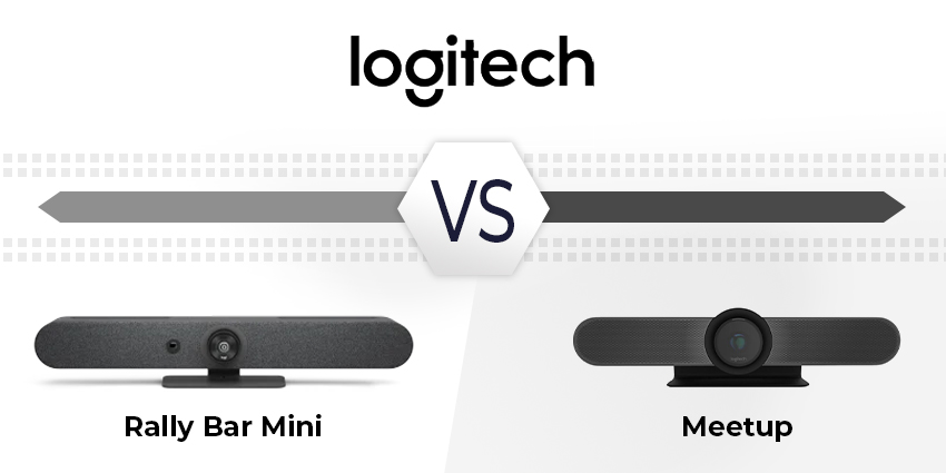 Logitech Rally Bar Mini vs Meetup: Design your Meeting