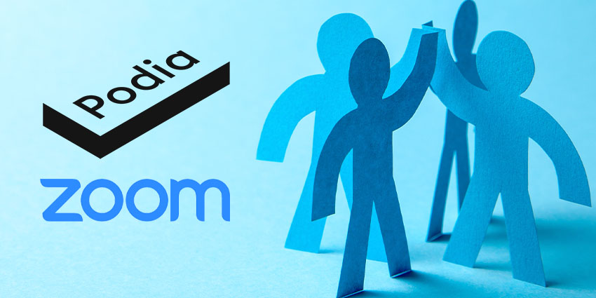 Podia Teams with Zoom for WaaS