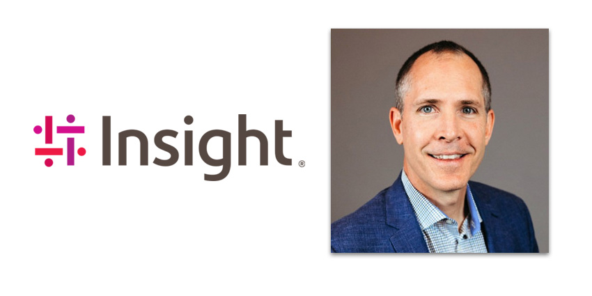 Insight logo alongside head and shoulders headshot of Brian Gatke against a beige background