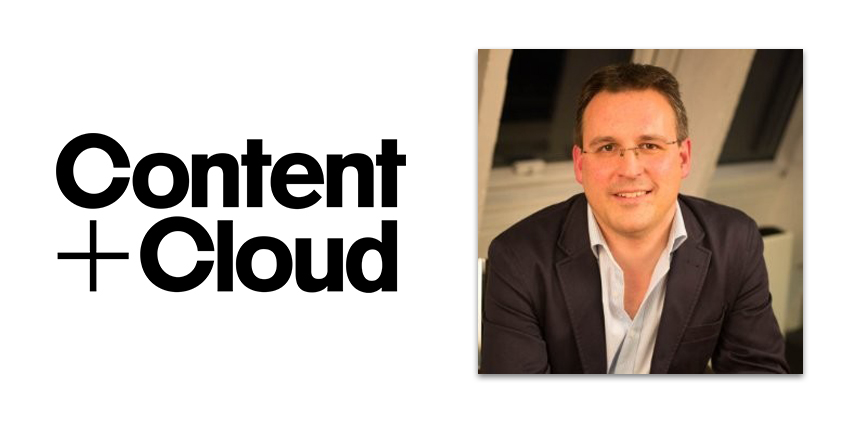 Content abd Cloud logo alongside headshot of Dan Coleby