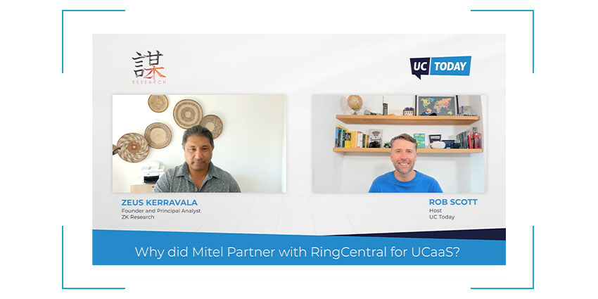 Why did Mitel Partner with RingCentral for UCaaS?