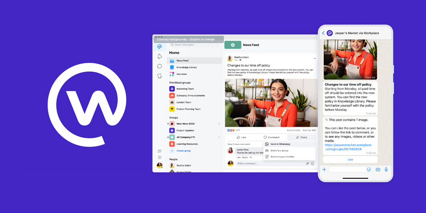 Workplace reveals WhatsApp integration