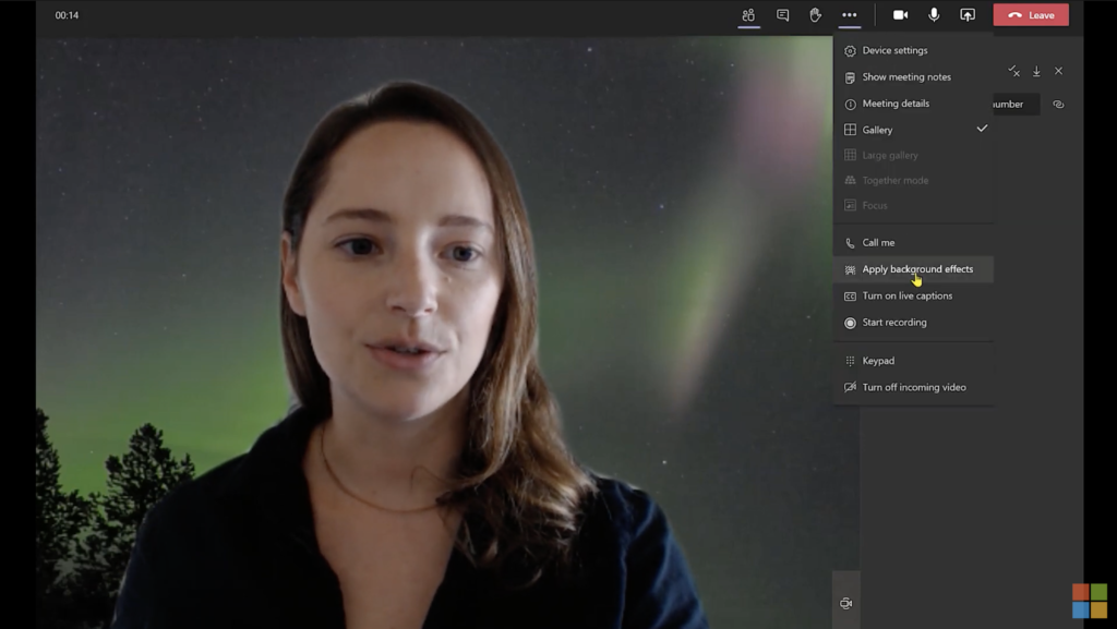 How to change your Microsoft Teams background in meeting