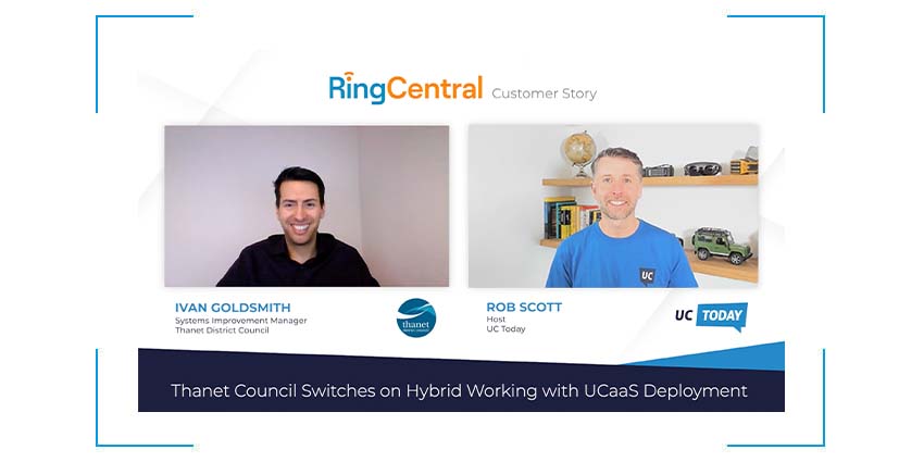 Thanet Council Switches on Hybrid Working with UCaaS Deployment