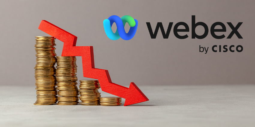 Webex sales decline