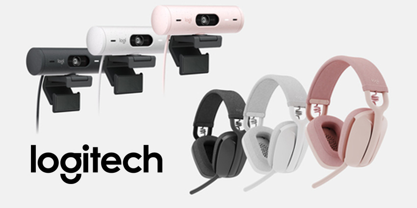 Logitech announces the Brio 500 webcam series and the Zone Vibe headphones range