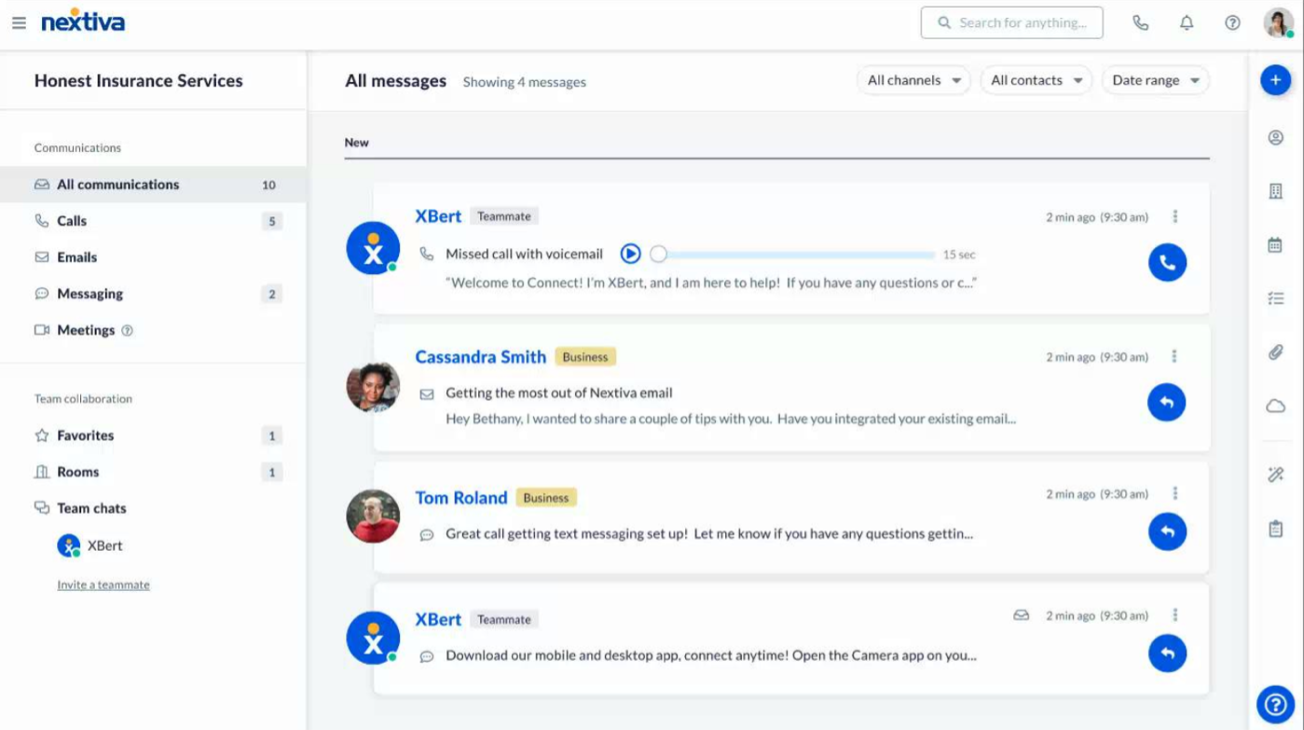 Nextiva UC platform
