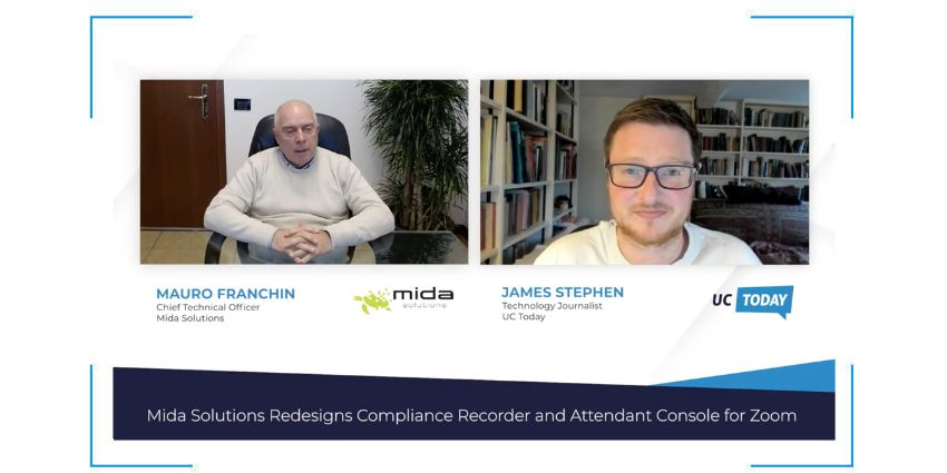 Mida Solutions Redesigns Compliance Recorder and Attendant Console for Zoom