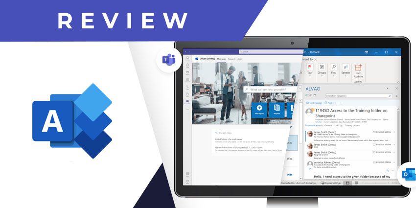 Alvao Service Desk for Microsoft Teams Review: Retrieve and Share Service Requests via Teams