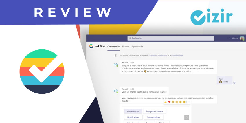 Ask Vizir for Microsoft Teams Review: Answer Employee Queries Using Sophisticated NLU