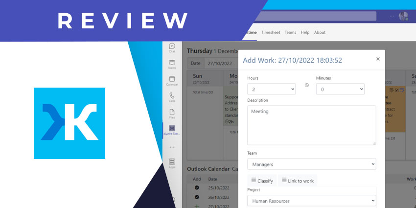Klynke for Microsoft Teams Review: Integrated Time Tracking for Microsoft 365