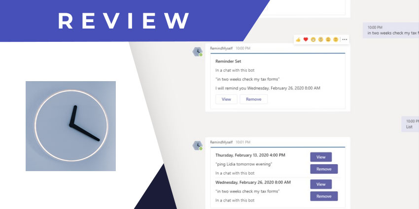 RemindMyself for Microsoft Teams Review: A Delightful Reminder App for Literally Everyone