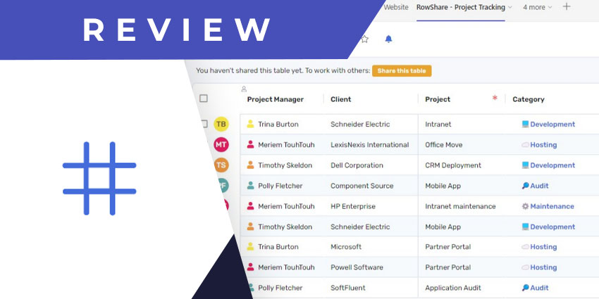 RowShare for Microsoft Teams Review: Securely Collaborate on Data Tables