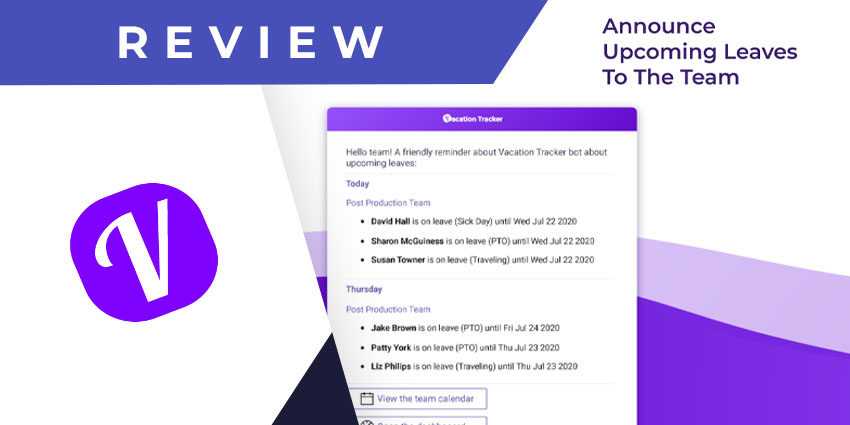 Vacation Tracker for Microsoft Teams Review: A New Admin Aid with a Stellar User Experience