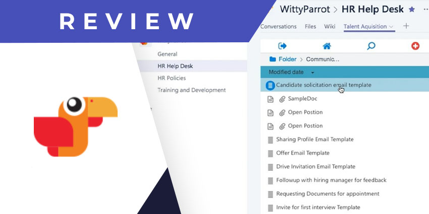 WittyParrot Knowledge Box for Microsoft Teams Review: Quickly Find and Share Knowledge Assets on Teams