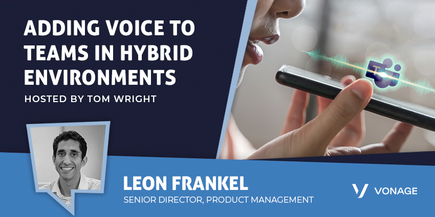 Adding Voice to Teams in Hybrid Environments