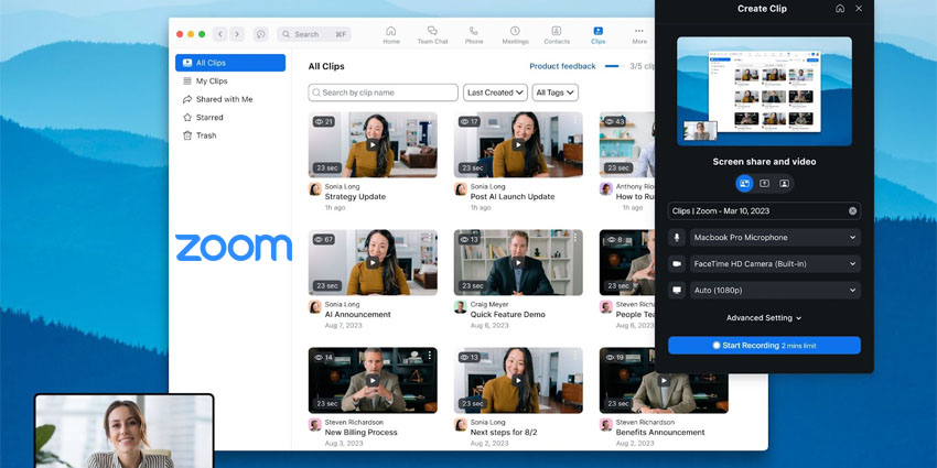 Zoom Clips Launches for Asynchronous Video Conversations