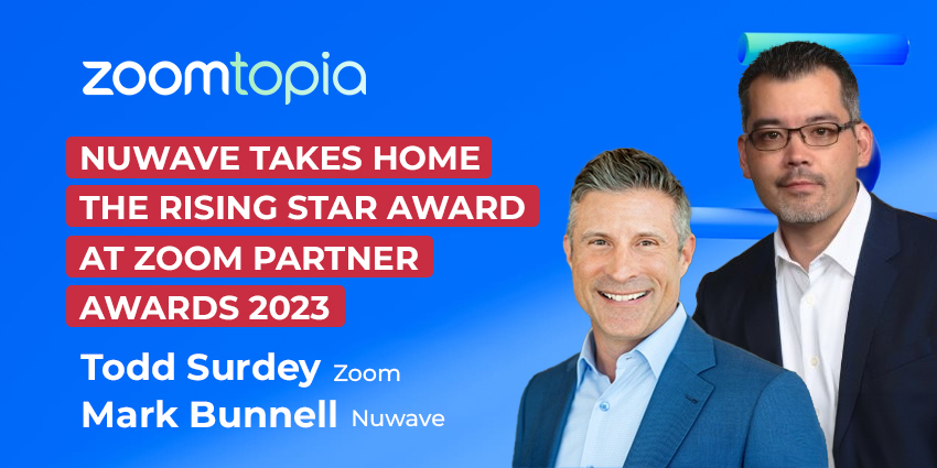 Nuwave Takes Home the Rising Star Award at Zoom Partner Awards 2023