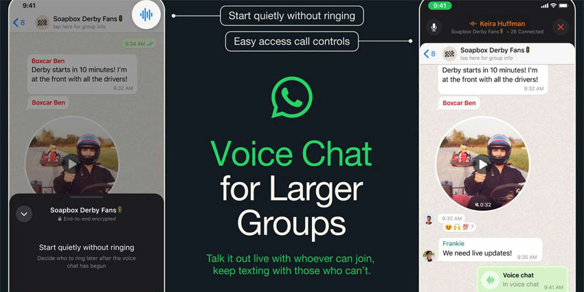 WhatsApp to Launch Enterprise-Friendly Voice Chat Upgrade