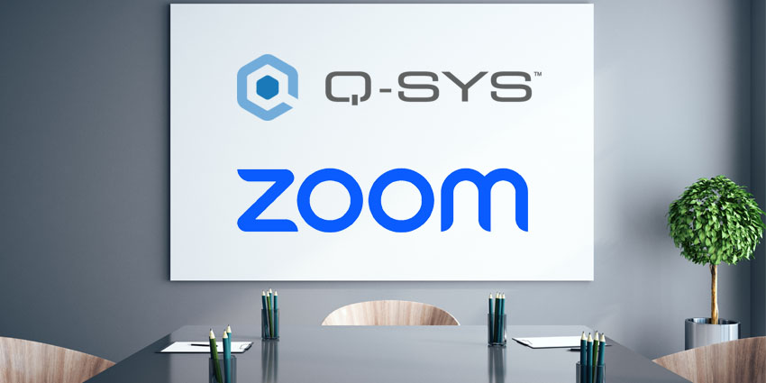 Q-SYS Launches Control App For Zoom Rooms