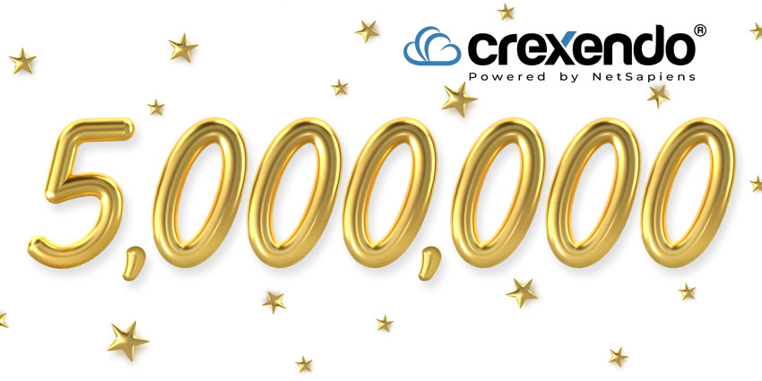 Crexendo’s UCaaS Platform Surpasses Five Million Users