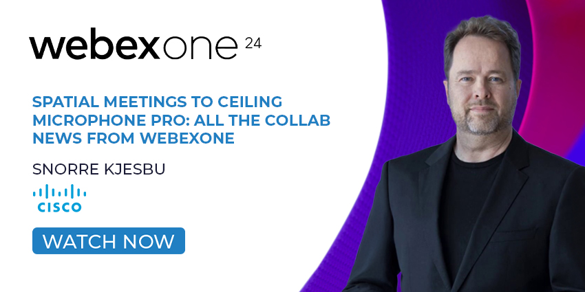 Spatial Meetings to Ceiling Microphone Pro: All the Collab News from WebexOne