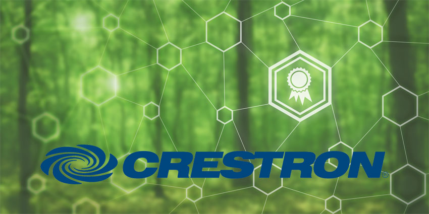 Crestron 'First AV Manufacturer' Awarded SAVe Sustainability Certification