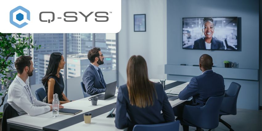 Q-SYS Expands NV Series with Wallplate Encoder for AV Meeting Enhancement Without the Clutter